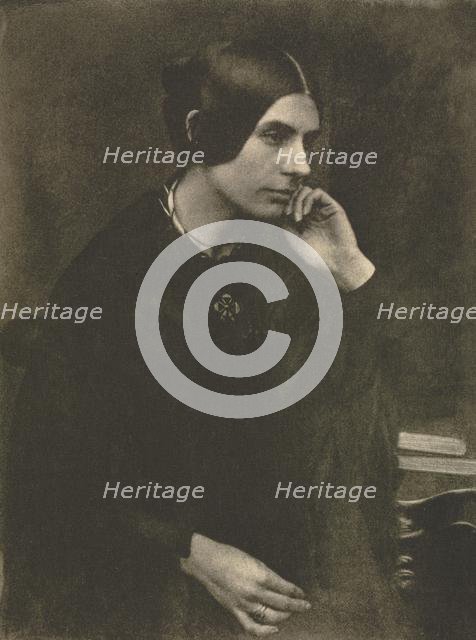 Camera Work: Lady in Black, 1912. Creator: David Octavius Hill (British, 1802-1870); Robert Adamson (British, 1821-1848), and.