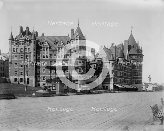 Chateau Frontenac, Quebec, between 1890 and 1901. Creator: Unknown.