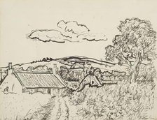 Cottages, Fife, 1925-1931. Creator: George Leslie Hunter.