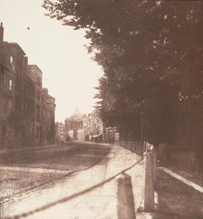 Oxford High Street, ca. 1845. Creator: William Henry Fox Talbot.