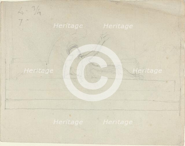 Two Greek Classical Figures, in or after 1797. Creator: John Flaxman.