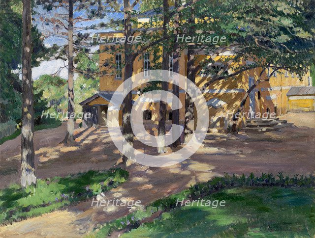 Savva Mamontov's Estate Abramtsevo. Artist: Vinogradov, Sergei Arsenyevich (1869-1938)