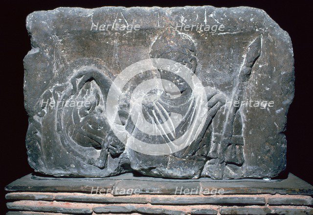 Depiction of Castor with a horse, 1st century. Artist: Unknown