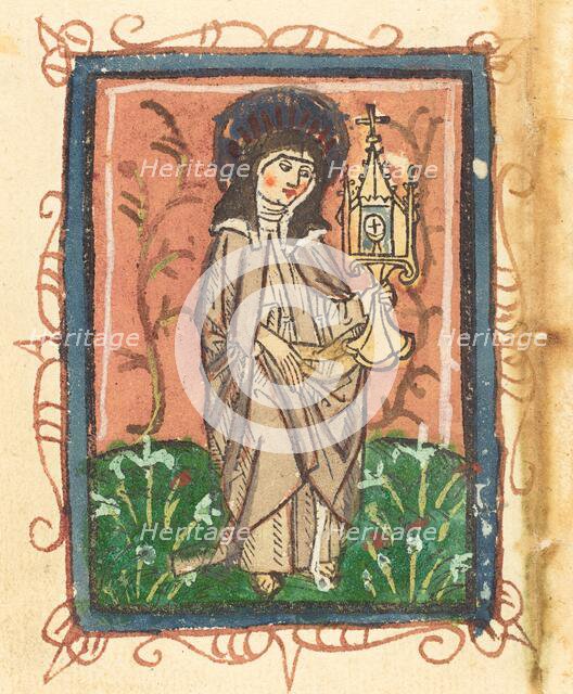 Saint Clare of Assisi, 1470/1480. Creator: Unknown.