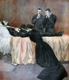 Death of Marie François Sadi Carnot, President of the French Third Republic, 1894. Artist: Unknown
