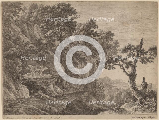 Mary Magdalene Repentant. Creator: Herman van Swanevelt.