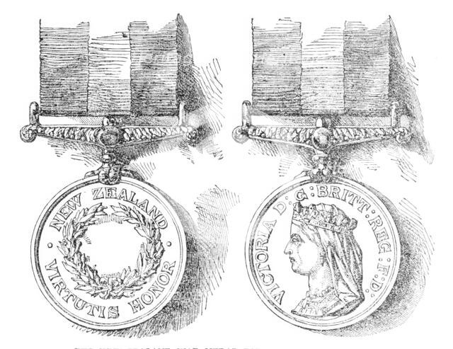 The New Zealand War Medal for the British Troops, 1870. Creator: Unknown.