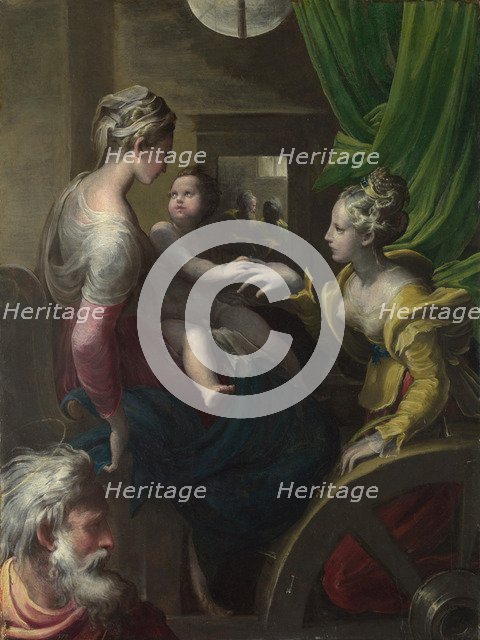 The Mystical Marriage of Saint Catherine, c. 1527-1530. Artist: Parmigianino (1503-1540)