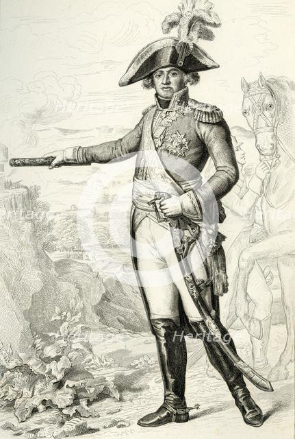 Jean-Mathieu-Philibert Sérurier, 1804, (1839). Creator: Migneret.