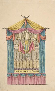 Design for a Fanciful Organ, late 18th-early 19th century. Creator: Joseph Ignaz Gurk.