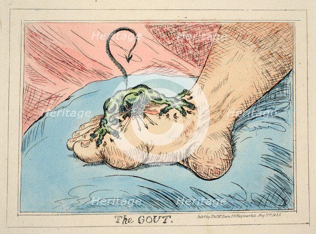 The Gout, 1835.