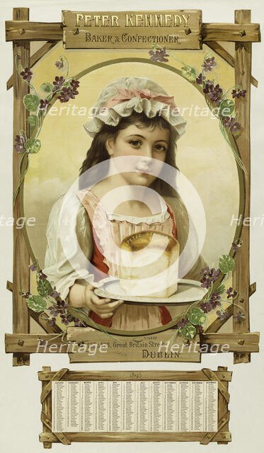 Peter Kennedy, baker and confectioner. Dublin, 1895. Creator: Anonymous.