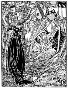 An illustration for Sir Lancelot Du Lake, 1898.Artist: Eleanor Fortescue-Brickdale