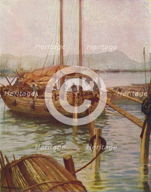 'Hong-Kong Harbour', 1924. Artist: Unknown.