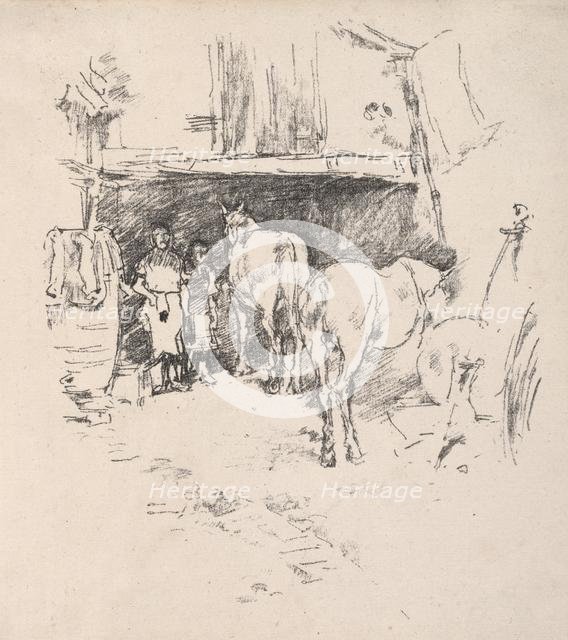 The Steps, Luxembourg Gardens. Creator: James McNeill Whistler (American, 1834-1903).