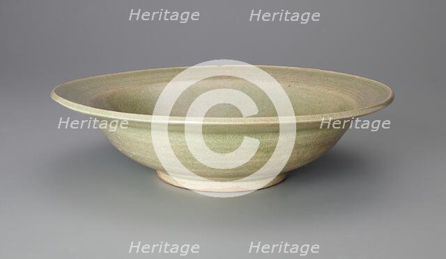 Dish with Incised Rings, 14th century. Creator: Unknown.