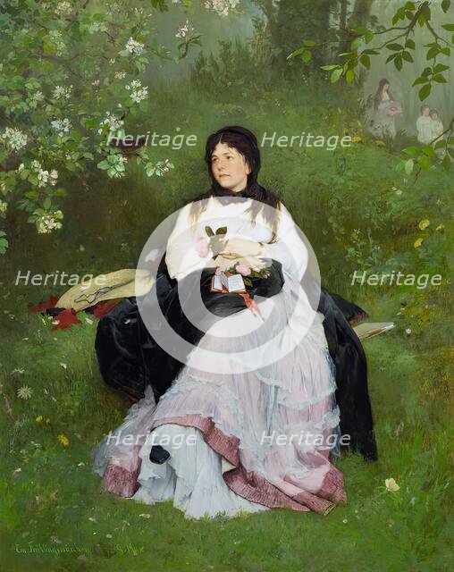 A spring fairy tale, 1872. Creator: Gabriel Max.