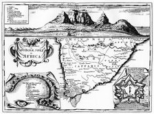 A map of the Cape of Good Hope, South Africa, 1719 (1931). Artist: Unknown