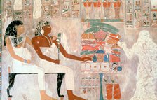 Mural from the Tombs of the Nobles, Thebes, Luxor, Egypt. Artist: Unknown