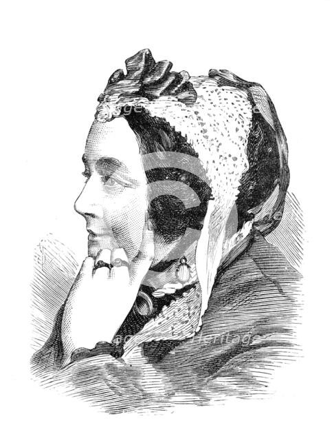 The late Mrs. S. C. Hall, 1881. Creator: Unknown.