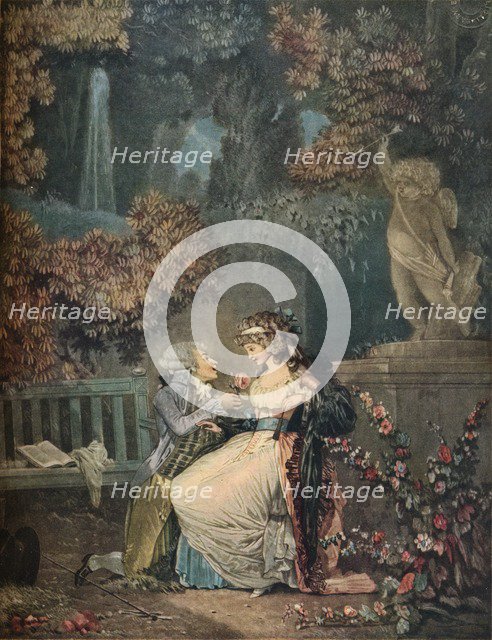 La Rose, 1788, (1916). Artist: Philibert Louis Debucourt