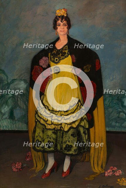 Chulilla, 1918. Creator: Zuloaga y Zabaleto, Ignacio (1870-1945).