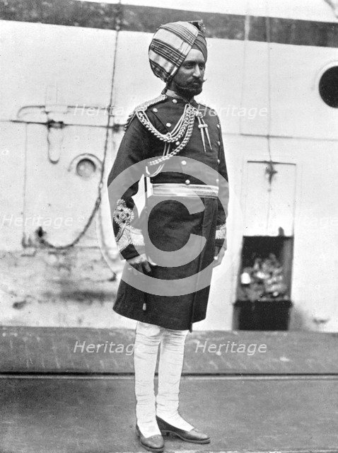 A jemadar of the viceroy's bodyguard, 1902-1903. Artist: Unknown
