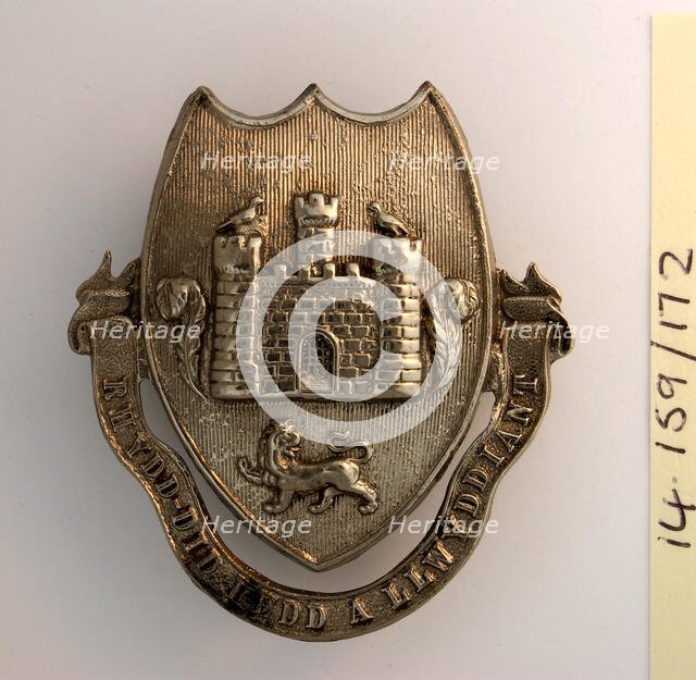 Carmarthen Borough Police badge, c1830-1947. Creator: Unknown.