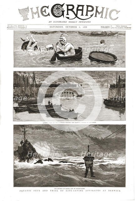 ''The Graphic, Front Cover Saturday October 6. 1888', 1888. Creator: Unknown.