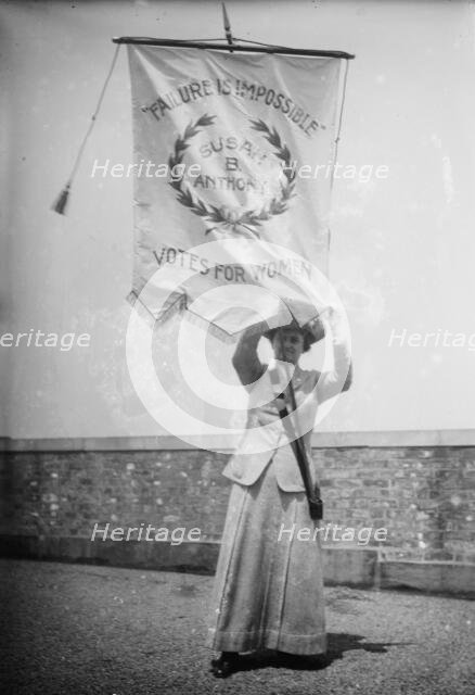 Failure Is Impossible. Susan B. Anthony. Votes for women, between c1910 and c1915. Creator: Bain News Service.