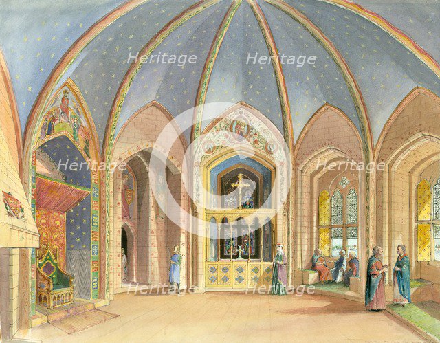 Wakefield Tower, Tower of London, late 13th century (1984). Artist: Terry Ball.