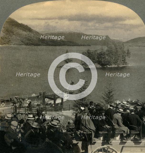 'Traveling through the Enchanting Country of the Trossachs, Scotland', 1902. Creator: Keystone View Company.