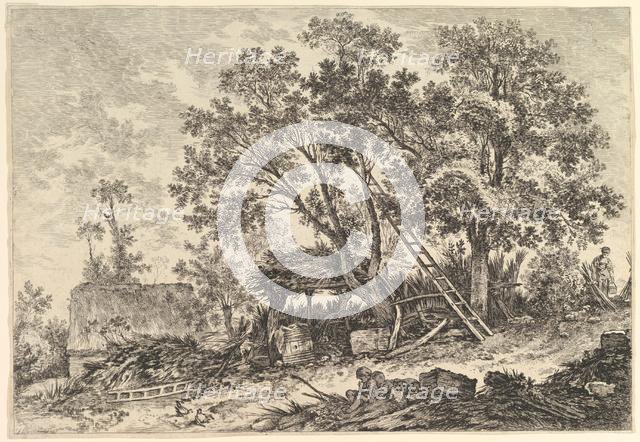 IIe. Vue de Fronville (2nd View of Fronville), 18th century. Creator: William Wynne Ryland.