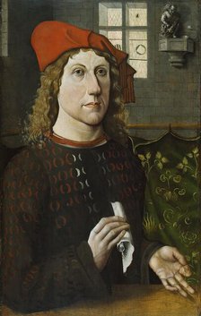 Portrait of a Young Man, 1485. Creator: Master of the Luneburg Last Judgement.