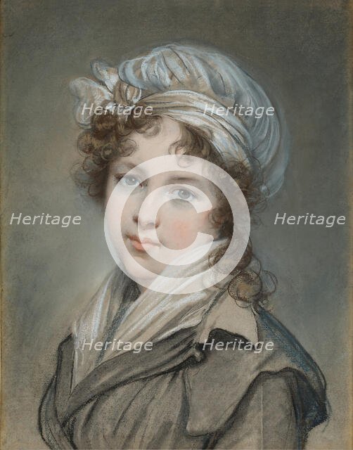 Self-portrait In Traveling Costume, 1789. Creator: Vigée Le Brun, Louise Élisabeth (1755-1842).