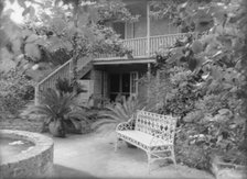 Exterior, 625 Bourbon St., New Orleans, Louisiana, ca. 1949, c1949. Creator: Frances Benjamin Johnston.