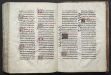 The Gotha Missal: Fol. 161r, Text, c. 1375. Creator: Master of the Boqueteaux (French); Workshop, and.