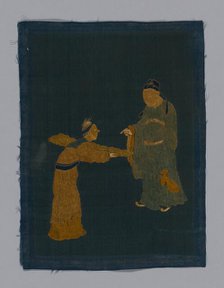 Panel piece, China, Qing dynasty (1644-1911), 1800/50. Creator: Unknown.