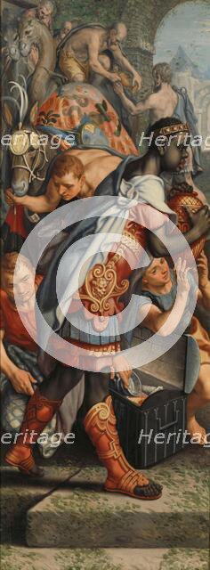 Wing of an Altarpiece with Adoration of the Magi, on the reverse is Presentation in the Temple, 1560 Creator: Pieter Aertsen.
