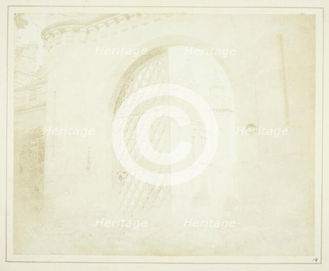 Entrance Gate, Abbotsford, 1844. Creator: William Henry Fox Talbot.