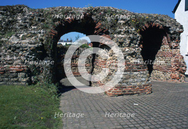 The Balkearne gate in Colchester, 1st century. Artist: Unknown