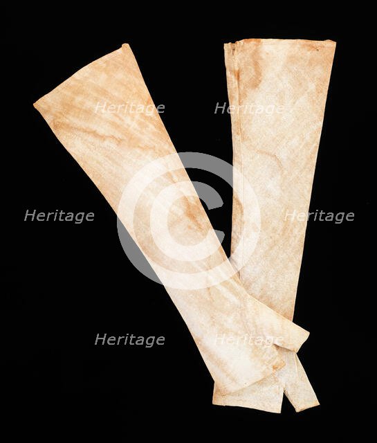 Mitts, American, 1800-1824. Creator: Unknown.