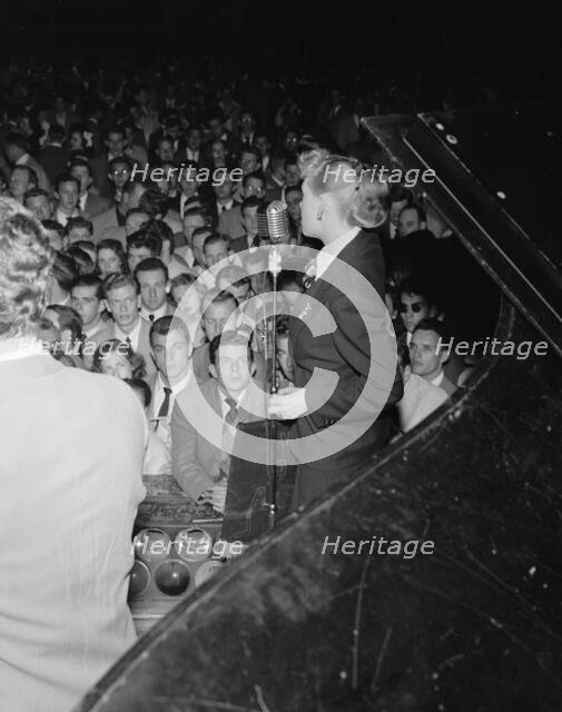 Portrait of June Christy, 1947 or 1948. Creator: William Paul Gottlieb.