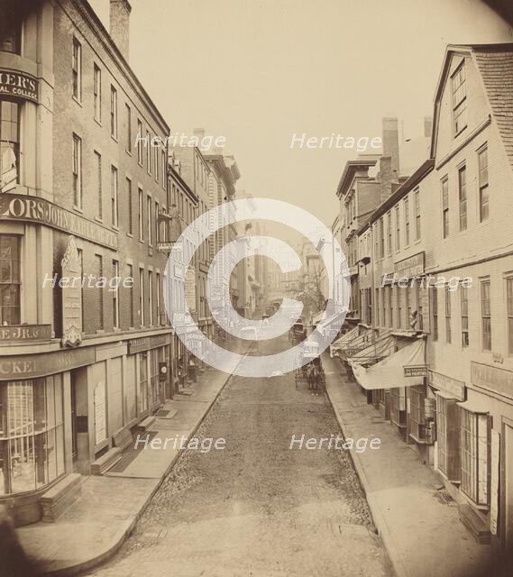 School Street, Boston, 1850s. Creator: Josiah Johnson Hawes.