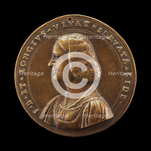 Portrait of a Lady [obverse]. Creator: Giovanni Maria Pomedelli.