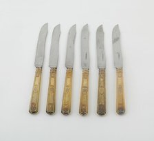 Set of Dinner Knives (10), Paris, 1789/1820. Creators: Martin-Guillaume Biennais, Pierre-Benoît Lorillon.