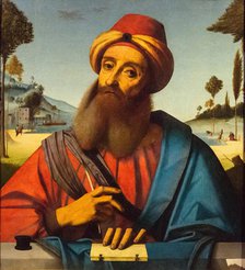 Portrait of Ovid, ca. 1505-1510. Creator: Ortolano (Benvenuti), Giovanni Battista (c. 1480-1525).
