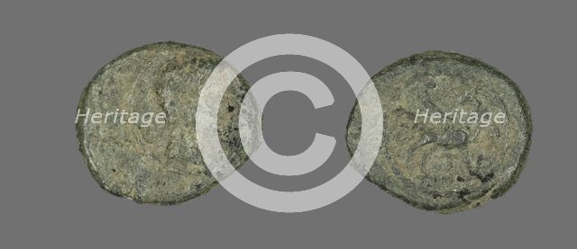 Coin Portraying Emperor Augustus, 27 BCE-14 CE. Creator: Unknown.