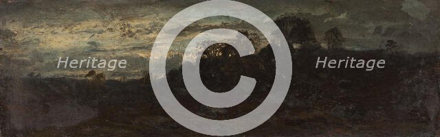 Barbizon, le soir. Creator: Felix Francois Georges Philibert Ziem.