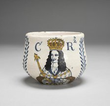 Caudle Cup, Lambeth, 1668. Creator: Unknown.
